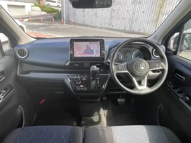 三菱 ｅＫクロス G 福岡県 2019(令1)年 8.7万km アメジストブラック (株)IDOMが運営する【じしゃロン八幡西店】の自社ローン専用車両になります。こちらは現金またはオートローンご利用時の価格です。自社ローンご希望の方は別途その旨お申付け下さい/衝突被害軽減システム/純正メモリナビ/地デジ/Bluetooth/バックカメラ/シートヒーター/オートライト/LEDライト/ETC