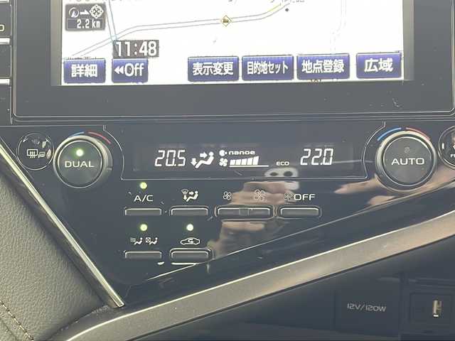 トヨタ カムリ G レザーパッケージ 岐阜県 2017(平29)年 2.6万km スティールブロンドM 純正ナビ/CD/DVD/Bluetooth/SD/USB/フルセグTV/バックカメラ/プリクラッシュセーフティシステム/レーダークルーズコントロール/ブラインドスポットモニター/レーンキープアシスト/シートヒーター/レザーシート/前席パワーシート/革巻きステアリング/ドライブレコーダー/ETC/純正フロアマット