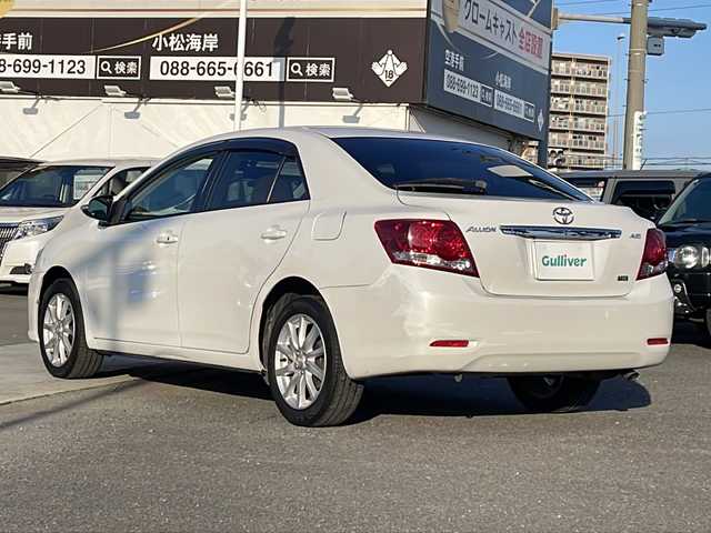 トヨタ アリオン A18 Gプラスパッケージ 徳島県 2013(平25)年 16.7万km ホワイトパールクリスタルシャイン 純正7型SDナビ　NSCP-W62/（ラジオ/ワンセグ/DISC/BT）/バックカメラ/ETC/純正16インチアルミホイール/純正フロアマット/D席パワーシート/純正ドアバイザー/フォグライト/ハロゲンヘッドライト/ドライブレコーダー/スマートキー/スペアキー