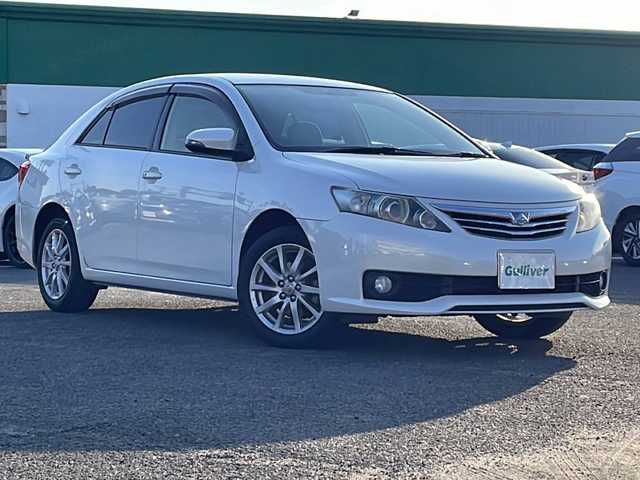トヨタ アリオン A18 Gプラスパッケージ 徳島県 2013(平25)年 16.7万km ホワイトパールクリスタルシャイン 純正7型SDナビ　NSCP-W62/（ラジオ/ワンセグ/DISC/BT）/バックカメラ/ETC/純正16インチアルミホイール/純正フロアマット/D席パワーシート/純正ドアバイザー/フォグライト/ハロゲンヘッドライト/ドライブレコーダー/スマートキー/スペアキー
