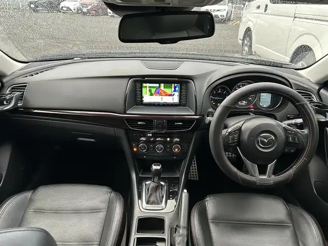 マツダ アテンザ セダン XD Lパッケージ 宮城県 2014(平26)年 11.1万km ジェットブラックマイカ /サンルーフ//BOSEサウンドシステム//社外メモリナビ//CD/DVD/SD/BT/USB/フルセグテレビ//黒レザーシート//前席パワーシート/シートヒーター//レーダークルーズコントロール//ブラインドスポットモニター//レーンキープアシスト//ETC//スマートキーx2//社外アルミスタッドレスタイヤ積込