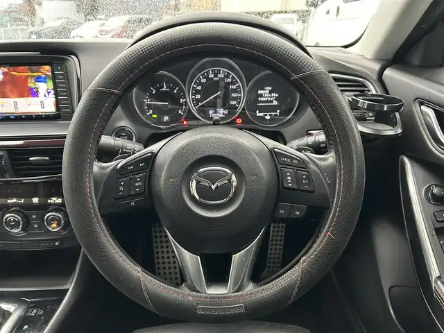 マツダ アテンザ セダン XD Lパッケージ 宮城県 2014(平26)年 11.1万km ジェットブラックマイカ /サンルーフ//BOSEサウンドシステム//社外メモリナビ//CD/DVD/SD/BT/USB/フルセグテレビ//黒レザーシート//前席パワーシート/シートヒーター//レーダークルーズコントロール//ブラインドスポットモニター//レーンキープアシスト//ETC//スマートキーx2//社外アルミスタッドレスタイヤ積込