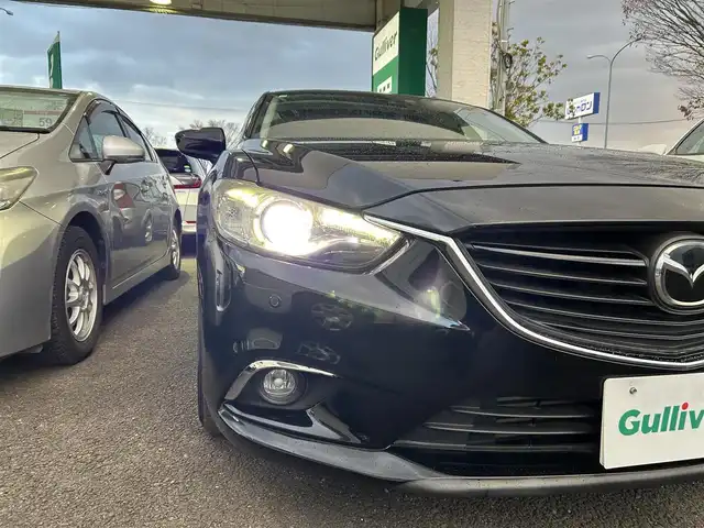 マツダ アテンザ セダン XD Lパッケージ 宮城県 2014(平26)年 11.1万km ジェットブラックマイカ /サンルーフ//BOSEサウンドシステム//社外メモリナビ//CD/DVD/SD/BT/USB/フルセグテレビ//黒レザーシート//前席パワーシート/シートヒーター//レーダークルーズコントロール//ブラインドスポットモニター//レーンキープアシスト//ETC//スマートキーx2//社外アルミスタッドレスタイヤ積込