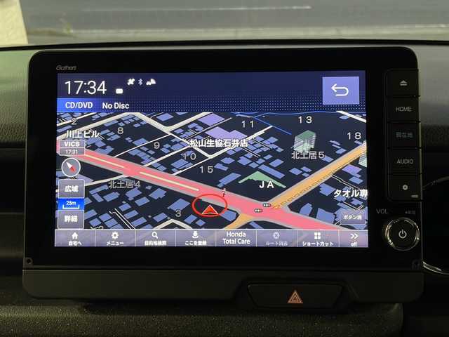 ホンダ Ｎ ＢＯＸ カスタム ターボ 愛媛県 2023(令5)年 0.1万km トワイライトミストブラックパール マルチビューカメラシステム/―――――――――――――――/9インチHondaCONNECTナビ/CD/DVD/BT/USB/AppleCarPlay/AndroidAuto/フルセグTV/ホンダセンシング/・衝突軽減ブレーキ(CMBS)/・先行車発進お知らせ/・路外逸脱抑制機能/・標識認識機能/・追従機能付アダプティブクルーズコントロール/・車線維持支援システム(LKAS)/・オートハイビーム/・誤発進抑制機能/・後方誤発進抑制機能/・近距離衝突軽減ブレーキ/・パーキングセンサーシステム/両側パワースライドドア/ハーフレザーシート/前席シートヒーター/LEDヘッドライト/フォグランプ/プッシュスタート/スマートキー/純正フロアマット