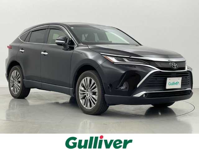 トヨタ ハリアー Z レザーパッケージ 熊本県 2020(令2)年 3.6万km ブラック 禁煙車/純正ディスプレイオーディオ/(フルセグ/Bluetooth/AppleCarPlay/AndroidAuto)/ＪＢＬ/バックモニター/ビルトインETC2.0/デジタルインナーミラー/パワーバックドア/前席シートヒーター＋ベンチレーション/前席パワーシート/運転席シートメモリー/ステアリングヒーター/電動パーキングブレーキ/オートブレーキホールド/Toyota Safety Sense/　・プリクラッシュセーフティ/　・レーントレーシングアシスト/　・レーダークルーズコントロール/　・アダプティブハイビームシステム/　・ロードサインアシスト/ブラインドスポットモニター/横滑り防止/前後クリアランスソナー/ハーフレザーシート/純正フロアマット/純正19インチAW/オートライト/オートマチックハイビーム/LEDヘッドライト/フォグライト/スマートキー/プッシュスタート/保証書/取扱説明書