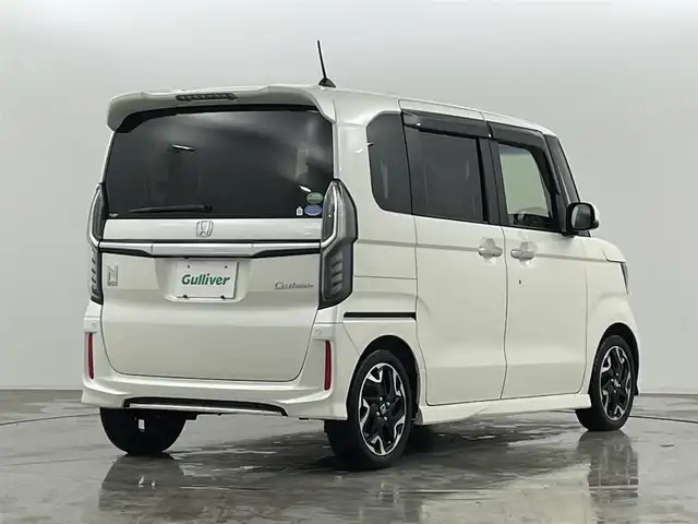 ホンダ Ｎ ＢＯＸ カスタム G EX ターボ ホンダセンシング 福島県 2018(平30)年 5.7万km プレミアムホワイトパールⅡ ホンダセンシング/・CMBS/・車線逸脱警報/・オートハイビーム/・コーナーセンサー　/純正ＳＤナビゲーション/【AM/FM/DVD/CD/Bluetooth/ワンセグ】/型番:VXM-184VFI/ターボ　/ＥＴＣ　/バックカメラ　/両側パワースライドドア　/ステアリングスイッチ　/チルトステアリング　/ドライブレコーダー前後　/プッシュスタート　/・スマートキー　/ＬＥＤライト/・オートライト/オービスレーダー/ウィンカーミラー/純正フロアマット