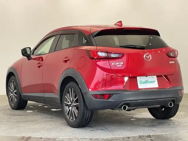 マツダ ＣＸ－３ 栃木県 2015(平27)年 1.9万km ソウルレッドプレミアムメタリック ディーゼルターボ/純正ナビ/　（CD/DVD/Bluetooth）/バックカメラ/衝突軽減ブレーキ/レーンキープアシスト/前席シートヒーター/ETC/LEDヘッドライト/純正AW/アイドリングストップ