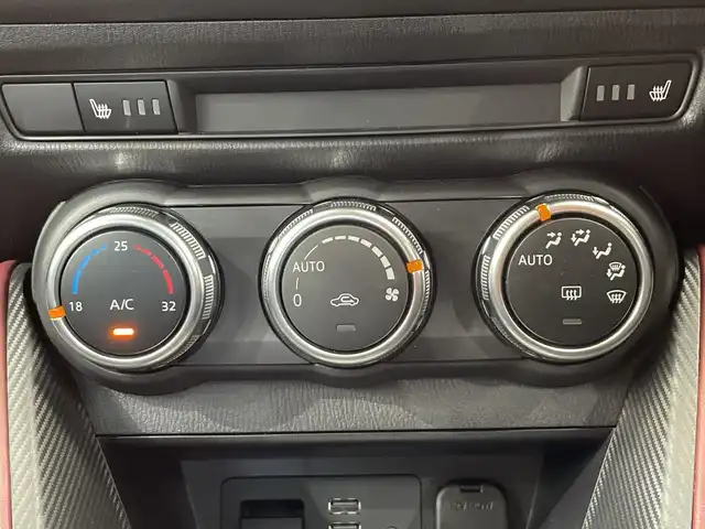 マツダ ＣＸ－３ 栃木県 2015(平27)年 1.9万km ソウルレッドプレミアムメタリック ディーゼルターボ/純正ナビ/　（CD/DVD/Bluetooth）/バックカメラ/衝突軽減ブレーキ/レーンキープアシスト/前席シートヒーター/ETC/LEDヘッドライト/純正AW/アイドリングストップ