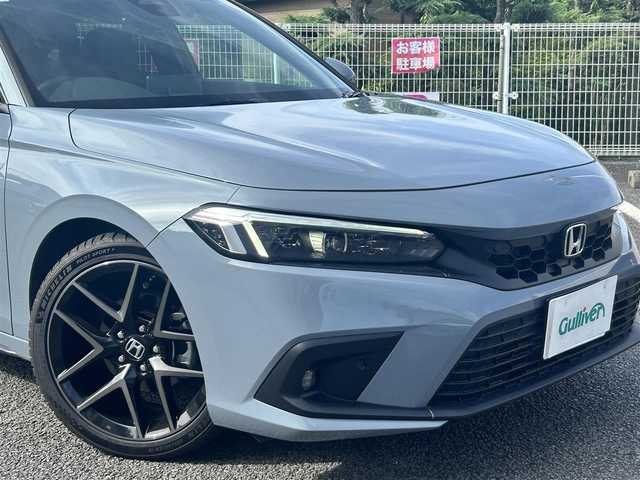 ホンダ シビック EX 静岡県 2022(令4)年 4.3万km ソニックグレーパール ディスプレイオーディオ＆ナビ（AM/FM/TV/BT・USB）/ワンオーナー/ビルトインETC2.0/ドライブレコーダー/BOSEサウンド/クルーズコントロール（追従走行有り）/バックカメラ/パワーシート（D.N席）/シートヒーター（D.N席）/パーキングアシスト/アイドリングストップ/ワイヤレス充電器