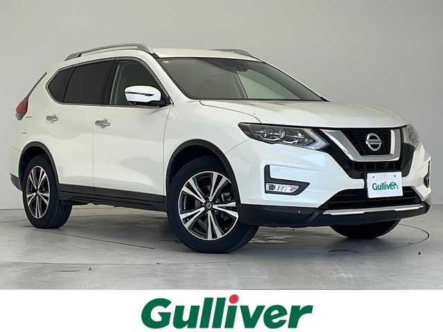 日産 エクストレイル 20X 愛知県 2018(平30)年 5.9万km ブリリアントホワイトパール 衝突被害軽減ブレーキ/純正7インチSDナビ（あり）/クルーズコントロール/シートヒーター/フルセグTV/CD/Bluetooth/ルーフレール/バックカメラ/コーナーセンサー/純正アルミホイール/LEDヘッドライト/インテリジェントミラー/オートライト/電動リアゲート/ETC/ステアリングスイッチ/スマートキー/プッシュスタート
