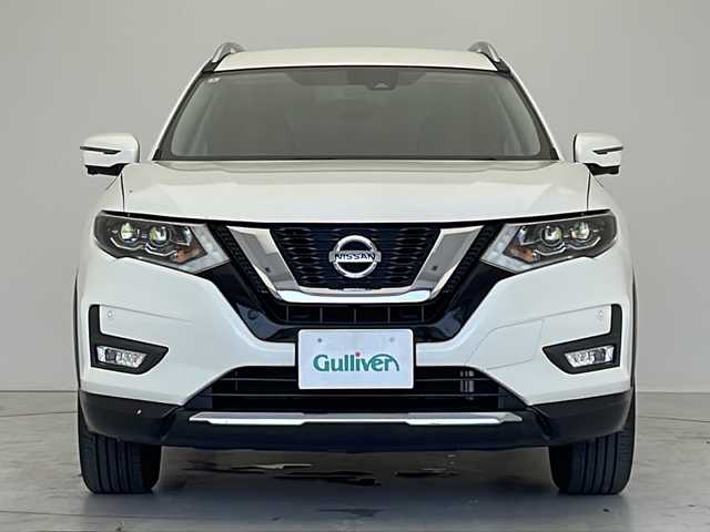 日産 エクストレイル 20X 愛知県 2018(平30)年 5.9万km ブリリアントホワイトパール 衝突被害軽減ブレーキ/純正7インチSDナビ（あり）/クルーズコントロール/シートヒーター/フルセグTV/CD/Bluetooth/ルーフレール/バックカメラ/コーナーセンサー/純正アルミホイール/LEDヘッドライト/インテリジェントミラー/オートライト/電動リアゲート/ETC/ステアリングスイッチ/スマートキー/プッシュスタート