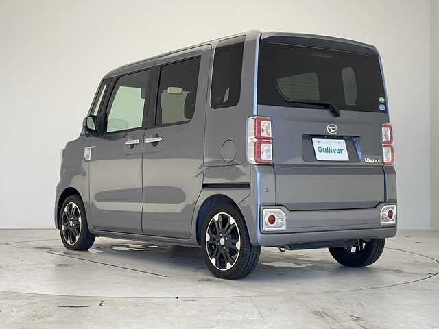 ダイハツ ウェイク G ターボ リミテッド SAⅢ 愛知県 2019(令1)年 5.5万km タングステングレーM 衝突軽減システム/全方位カメラ有/両側パワースライドドア/バックカメラ/コーナーセンサー/純正アルミホイール/LEDヘッドライト/オートマチックハイビーム/ステアリングスイッチ/スマートキー/プッシュスタート