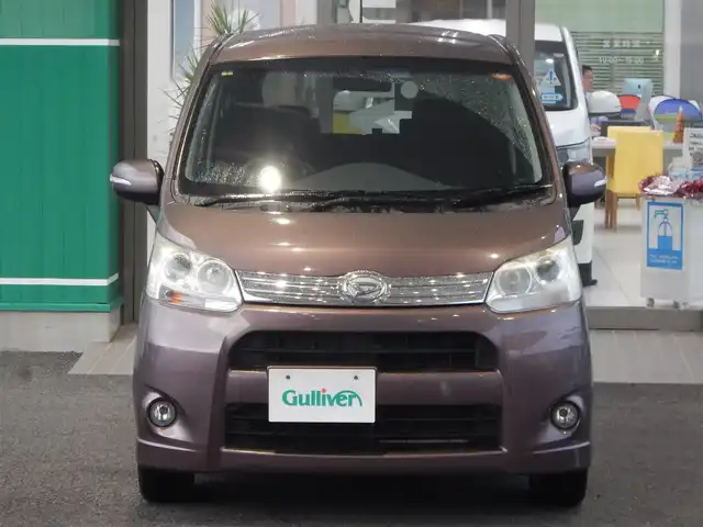 ダイハツ ムーヴ カスタム RS 静岡県 2013(平25)年 3.6万km シルキーマルーンクリスタルメタリック ターボ/ブリジストン製タイヤ/・2025年1月製/・SEIBERLING SL201/ストラーダナビ/・CN-R300WD/・フルセグ/・DVD再生/・CD再生/・Bluetooth接続/・SD/・HDMI/ETC/本革巻きステアリング/アイドリングストップ/ウインカーミラー/電動格納ミラー/オートライト/フォグライト/ドアバイザー/プッシュスタート/スマートキー×1/取扱説明書/新車保証書/整備記録簿/・新車1ヶ月、6ヶ月、H27、H29、H30、R1、R3、R5、R7