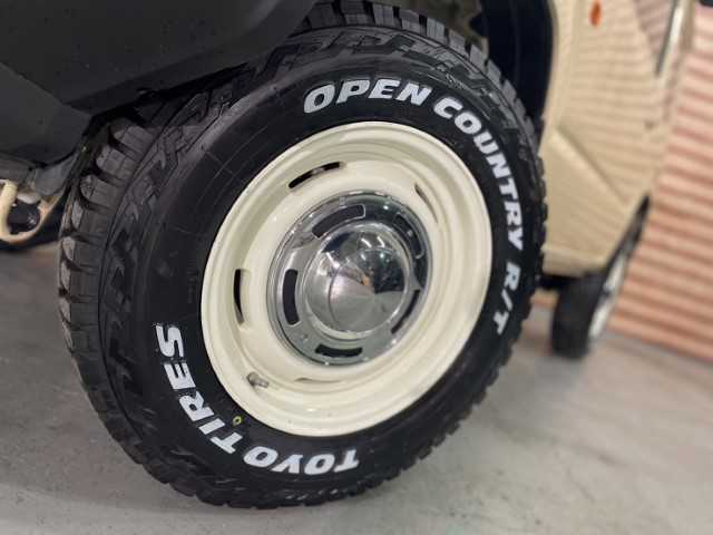 スズキ ジムニー XL 長野県 2020(令2)年 1.4万km シフォンアイボリーM AIS検査済み/ワンオーナー/社外SDナビ/フルセグテレビ/Bluetooth/バックカメラ/ドライブレコーダー/LEDフォグランプ/ドアバイザー/プッシュスタート/DEAN CROSS COUNTRYアルミ（社外）/ステアリングカバー/トーヨー　オープンカントリーR/T　185/85-16（新品）/1インチリフトアップキット（社外）/フロントアンダーガード（社外）/フロントカメラ（社外）/ルーフラック（社外）/社外パーツ取付有