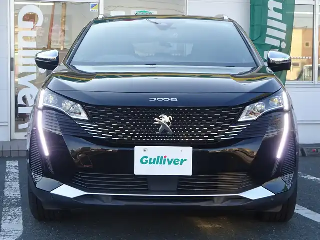 プジョー ３００８ GT 静岡県 2021(令3)年 5万km 黒 法人ワンオーナー/取説・保証書/記録簿/禁煙車/デジタルインナーミラー/レーダークルーズコントロール/純正ナビ・フルセグTV/走行中TV可/バックカメラ/サイドカメラ/ルーフレール/サンルーフ/ブラインドスポットモニター/BEWITHサウンドシステム/パワーバックドア/前後ドライブレコーダー/運転席パワーシート/運転席助手席シートヒーター/コーナーセンサー/プッシュスタート/電子パーキング/純正トノカバー/置くだけ充電/スペアキー/Bluetooth