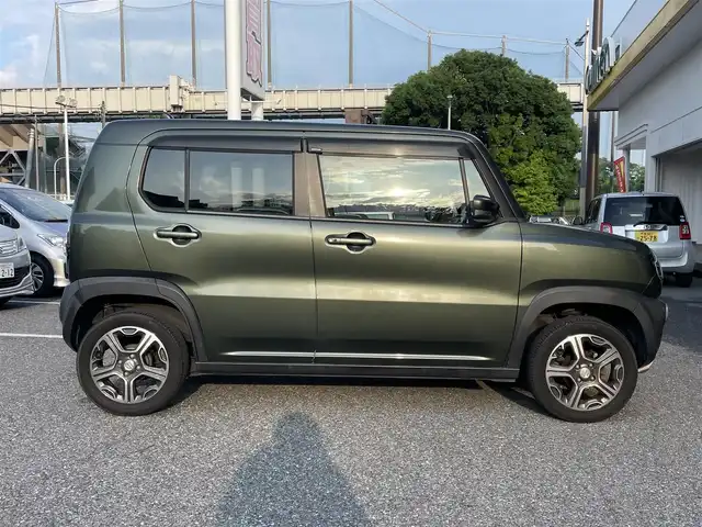 スズキ ハスラー X 千葉県 2014(平26)年 10.5万km クールカーキPM ワンオーナー/レーダーブレーキサポート/スマートフォン連携純正ナビ/(ワンセグ/BT/USB/SD)/ETC/バックカメラ/右前シートヒーター/アイドリングストップ/HIDヘッドライト/プッシュスタート/純正フロアマット/スペアキー/取扱説明書/保証書
