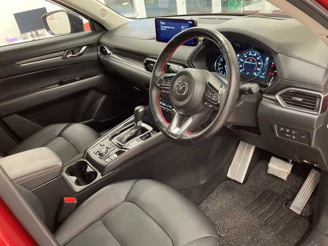 マツダ ＣＸ－５ 20S ブラックトーンED 岐阜県 2021(令3)年 2.8万km ソウルレッドクリスタルM スマートブレーキサポート/スマートシティブレーキサポート/レーンキープ/車線逸脱警報システム/車間認識システム/ブラインドスポットモニター/ヘッドアップディスプレイ/標識識別アラート/ドライバーアテンションアラート/レーダークルーズコントロール/10.25インチメーカーナビ/Bluetooth/フルセグTV/全周囲モニター/ステアリングヒーター/シートヒーター/ハーフレザー/パドルシフト/パワーバックドア/ETC