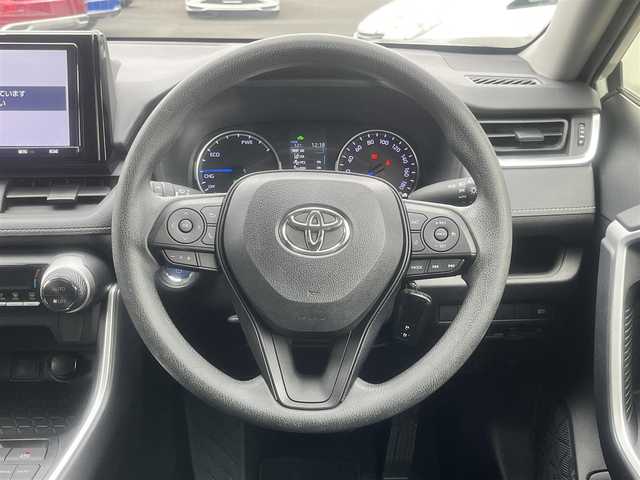トヨタ ＲＡＶ４ ハイブリットX 島根県 2019(令1)年 4.8万km ホワイトパールクリスタルシャイン ワンオーナー　/純正９インチＳＤナビ　/（フルセグＴＶ・ＤＶＤ再生・Ｂｌｕｅｔｏｏｔｈ接続）/バックカメラ　/前後ドライブレコーダー/ビルトインＥＴＣ　/レーダークルーズコントロール/レーンキープアシスト/衝突軽減システム/ブラインドスポットモニター/インテリジェンスクリアランスソナー/オートハイビーム／ライト/デジタルインナーミラー/純正LEDヘッドライト/純正17インチアルミホイール/ハーフレザー調シートカバー/純正フロアマット/取扱説明書／保証書/スペアキー1本