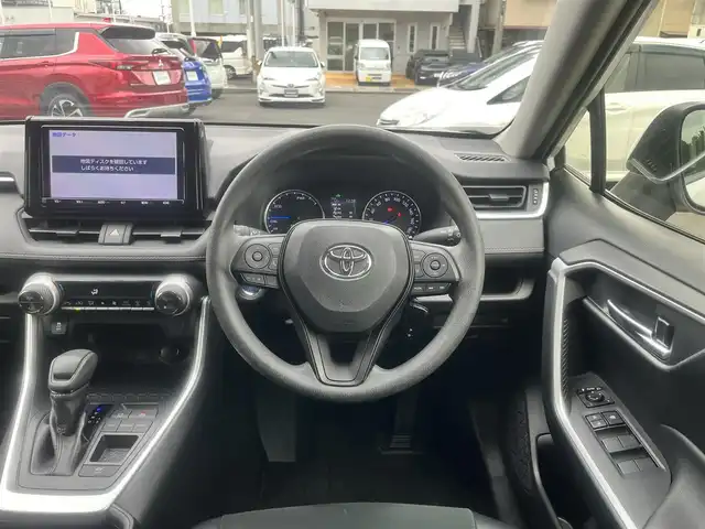 トヨタ ＲＡＶ４ ハイブリットX 島根県 2019(令1)年 4.8万km ホワイトパールクリスタルシャイン ワンオーナー　/純正９インチＳＤナビ　/（フルセグＴＶ・ＤＶＤ再生・Ｂｌｕｅｔｏｏｔｈ接続）/バックカメラ　/前後ドライブレコーダー/ビルトインＥＴＣ　/レーダークルーズコントロール/レーンキープアシスト/衝突軽減システム/ブラインドスポットモニター/インテリジェンスクリアランスソナー/オートハイビーム／ライト/デジタルインナーミラー/純正LEDヘッドライト/純正17インチアルミホイール/ハーフレザー調シートカバー/純正フロアマット/取扱説明書／保証書/スペアキー1本