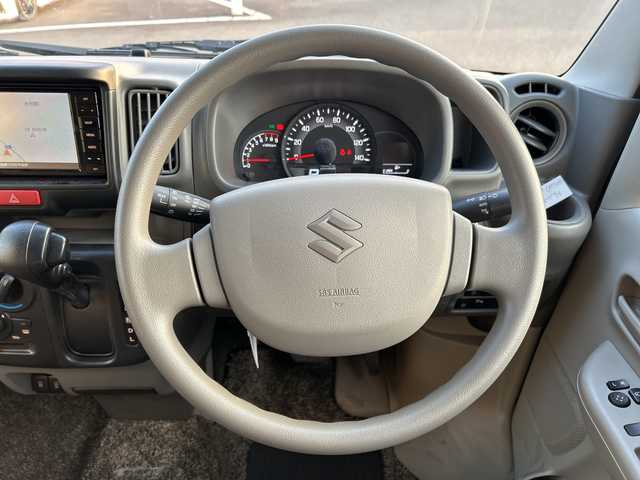 スズキ エブリイ JOINターボ 鹿児島県 2024(令6)年 0.9万km ブルーイッシュブラックパール3 社外ナビ/　　CD/DVD/BT/ワンセグ/バックカメラ/両側スライドドア/LEDヘッドライト/シートヒーター/社外12インチAW/アイドリングストップ/スマートキー/クリアランスソナー/オートライト