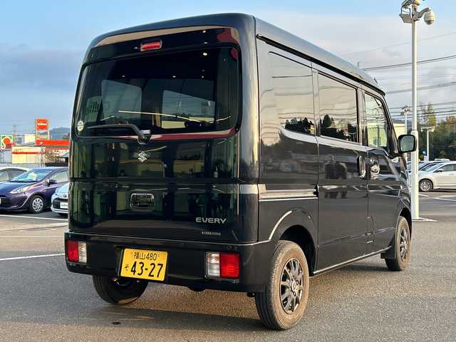 スズキ エブリイ JOINターボ 鹿児島県 2024(令6)年 0.9万km ブルーイッシュブラックパール3 社外ナビ/　　CD/DVD/BT/ワンセグ/バックカメラ/両側スライドドア/LEDヘッドライト/シートヒーター/社外12インチAW/アイドリングストップ/スマートキー/クリアランスソナー/オートライト