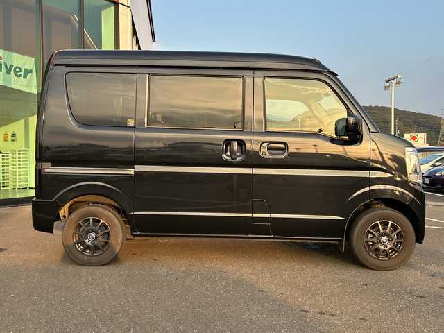 スズキ エブリイ JOINターボ 鹿児島県 2024(令6)年 0.9万km ブルーイッシュブラックパール3 社外ナビ/　　CD/DVD/BT/ワンセグ/バックカメラ/両側スライドドア/LEDヘッドライト/シートヒーター/社外12インチAW/アイドリングストップ/スマートキー/クリアランスソナー/オートライト