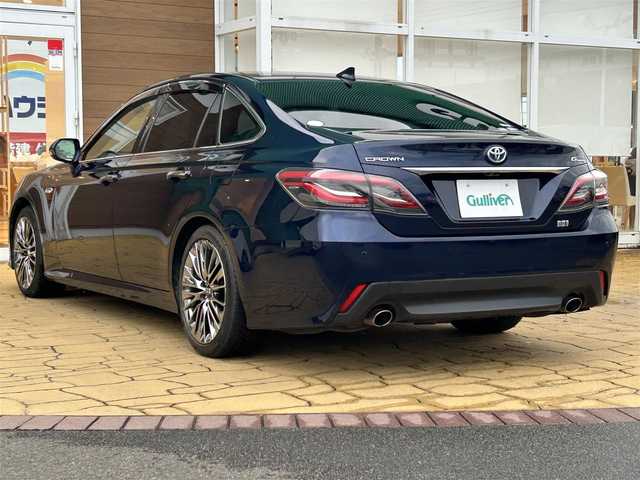トヨタ クラウン ハイブリッド G－エグゼクティブ 宮崎県 2021(令3)年 6万km ダークブルーマイカ ETC/クルーズコントロール/純正ナビ/パワーシート/シートヒーター/エアシート/全周囲カメラ/レザーシート/トヨタセーフティセンス/スマートエントリー＆スタートシステム