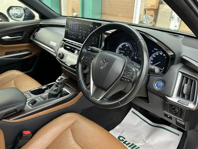 トヨタ クラウン ハイブリッド G－エグゼクティブ 宮崎県 2021(令3)年 6万km ダークブルーマイカ ETC/クルーズコントロール/純正ナビ/パワーシート/シートヒーター/エアシート/全周囲カメラ/レザーシート/トヨタセーフティセンス/スマートエントリー＆スタートシステム