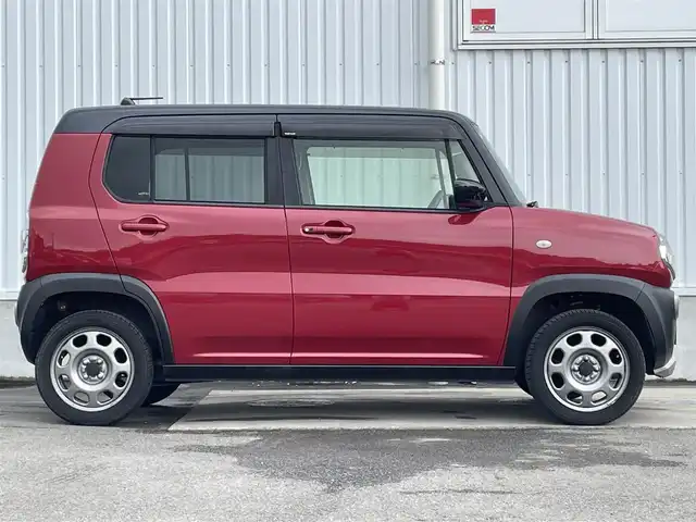 スズキ ハスラー G 愛媛県 2015(平27)年 5.4万km フェニックスレッドパール/ブルーイッシュブラックパール 純正メモリナビ/ワンセグTV/AUX/Bluetooth/バックカメラ/ETC/D席シートヒーター/キセノンヘッドライト/オートライト/15インチホイール/衝突被害軽減ブレーキ/純正フロアマット/ドアバイザー/プッシュスタート/スマートキー