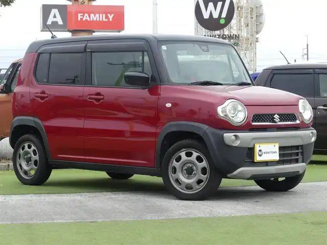 スズキ ハスラー G 千葉県 2015(平27)年 5.4万km フェニックスレッドパール/ブルーイッシュブラックパール スズキセーフティサポート/運転席シートヒーター/純正メモリーナビ/ワンセグTV/【Bluetooth接続】/バックカメラ/ETC/HIDヘッドライト/純正15インチアルミホイル/携帯リモコン
