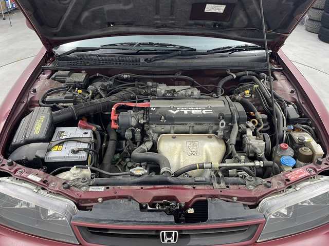 ホンダ アコード ワゴン SiR 栃木県 1996(平8)年 8.2万km ミラノレッド 純正オーディオ/（CD/FM/AM/カセット）/ETC/サンルーフ/電動格納ミラー/オートエアコン/純正１５インチAW/革巻きステアリング