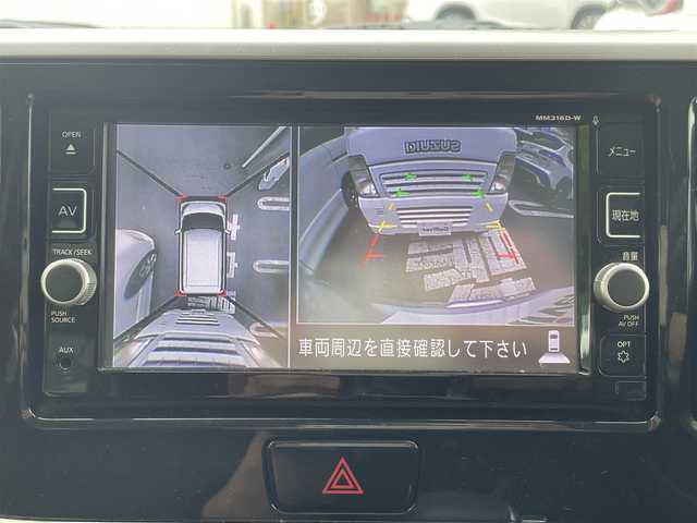 日産 デイズ ルークス X Vセレクション 茨城県 2016(平28)年 5.3万km クールシルバー ワンオナ/スペアキー/純正ナビ/全周囲カメラ/両側パワースライドドア/横滑り防止/プリクラッシュセーフティ/アイドリングストップ切り替え/プッシュスタートボタン/純正マット