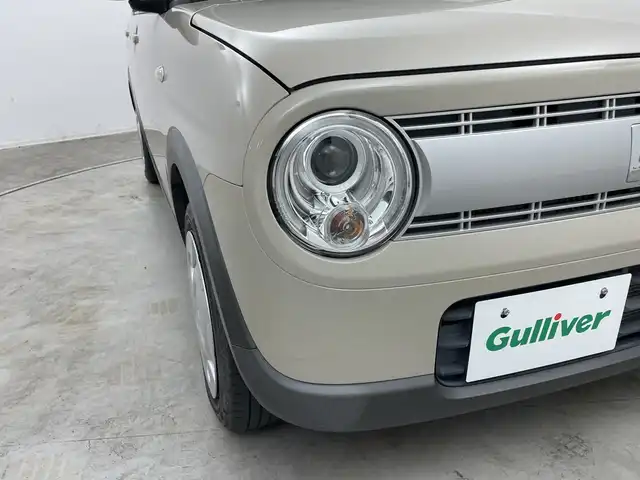 スズキ ラパン S 群馬県 2018(平30)年 4.2万km フォーンベージュM ナビ　フルセグ　Ｂｌｕｅｔｏｏｔｈ　衝突被害軽減ブレーキ　ＨＩＤヘッドライト　オートライト　シートヒーター　ＥＴＣ　革巻きステアリング　アイドリングストップ　プッシュスタート　スマートキー　　禁煙車