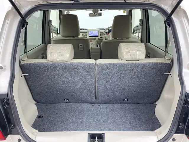 スズキ ラパン S 群馬県 2018(平30)年 4.2万km フォーンベージュM ナビ　フルセグ　Ｂｌｕｅｔｏｏｔｈ　衝突被害軽減ブレーキ　ＨＩＤヘッドライト　オートライト　シートヒーター　ＥＴＣ　革巻きステアリング　アイドリングストップ　プッシュスタート　スマートキー　　禁煙車