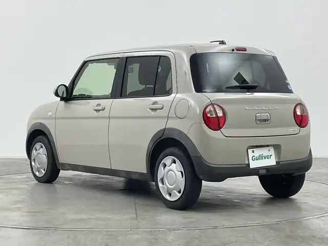 スズキ ラパン S 群馬県 2018(平30)年 4.2万km フォーンベージュM ナビ　フルセグ　Ｂｌｕｅｔｏｏｔｈ　衝突被害軽減ブレーキ　ＨＩＤヘッドライト　オートライト　シートヒーター　ＥＴＣ　革巻きステアリング　アイドリングストップ　プッシュスタート　スマートキー　　禁煙車