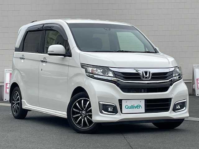 ホンダ Ｎ ＷＧＮ カスタム G SSパッケージ 静岡県 2017(平29)年 1.2万km プレミアムホワイトパールⅡ ●純正ナビ/(CD/DVD/Bluetooth/iPod)/(ギャザズ/VXM-184Ci)/●ハーフレザーシート/●バックカメラ/●クルーズコントロール/●シティブレーキアクティブシステム/●フォグランプ/●オートライト/●革巻きステアリング/●ステアリングスイッチ/●ETC/●前方ドライブレコーダー/●電動格納ウィンカーミラー/●スマートキー/●プッシュスタート/●ドアバイザー/●純正フロアマット/●純正14インチアルミホイール/●ダブル＋サイド＋カーテンSRS＋ABS/●保証書/●車両取扱説明書/●ナビ取扱説明書