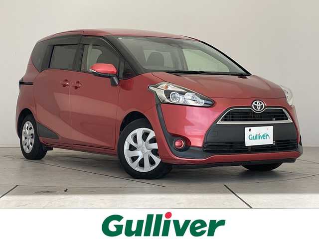 トヨタ シエンタ G 愛知県 2015(平27)年 4.3万km レッドマイカM 純正ナビ　SDカードなし/両側パワースライドドア/バックカメラ/LEDヘッドライト/オートマチックハイビーム/ETC/衝突軽減システム/フルセグ/CD DVD/Bluetooth/ステアリングスイッチ/スマートキー/プッシュスタート