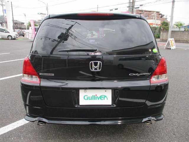 ホンダ オデッセイ アブソルート 千葉県 2005(平17)年 5.5万km ナイトホークブラックパール ワンオーナー/純正ナビゲーション/・CD/DVD/AM/FM/バックカメラ/ETC車載器/ステアリングスイッチ/クルーズコントロール/ドライブレコーダー/ハーフレザーシート/純正17インチAW/キーレスキー2本/HIDヘッドライト/フォグライト/ウィンカーミラー/電動格納ミラー/純正フロアマット/ドアバイザー/取扱説明書/保証書/ナビ取扱説明書