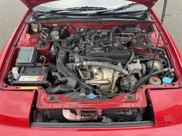 ホンダ プレリュード XX 山口県 1990(平2)年 9.4万km フェニックスレッド 同色全塗装済み/サンルーフ /純正アルミホイール/社外キーレス/スペアキー/エアコン確認済/ローダウン(純正サス車載)/純正フロアマット/純正アルミホイール/リアスポイラー/新車時保証書 取説