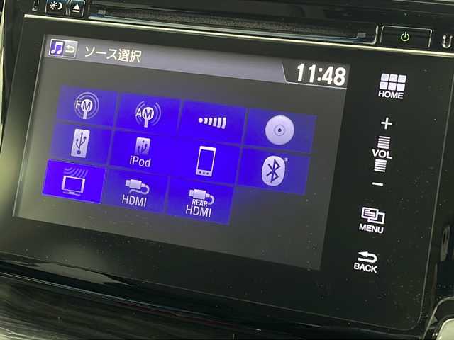 ホンダ オデッセイ アブソルート EX 群馬県 2014(平26)年 7万km プレミアムヴィーナスブラックP 純正ナビ　後席モニター　全周囲カメラ　衝突被害軽減ブレーキ　アダプティブクルーズコントロール　レザーシート　シートヒーター　パワーシート　パドルシフト　2列目オットマン レザーステアリング 禁煙車