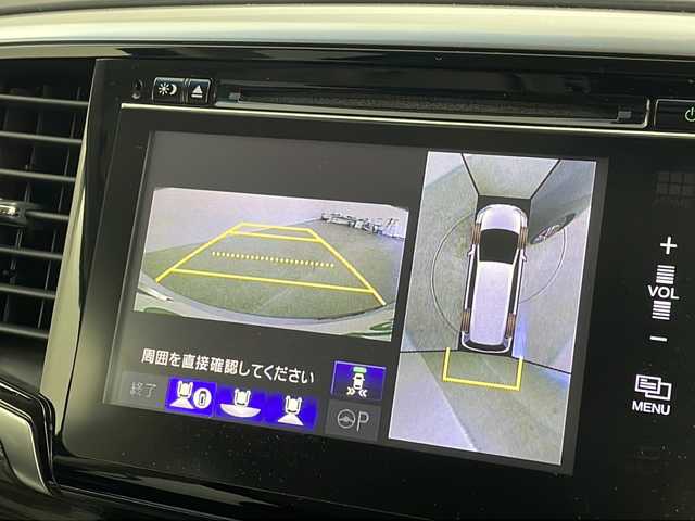 ホンダ オデッセイ アブソルート EX 群馬県 2014(平26)年 7万km プレミアムヴィーナスブラックP 純正ナビ　後席モニター　全周囲カメラ　衝突被害軽減ブレーキ　アダプティブクルーズコントロール　レザーシート　シートヒーター　パワーシート　パドルシフト　2列目オットマン レザーステアリング 禁煙車