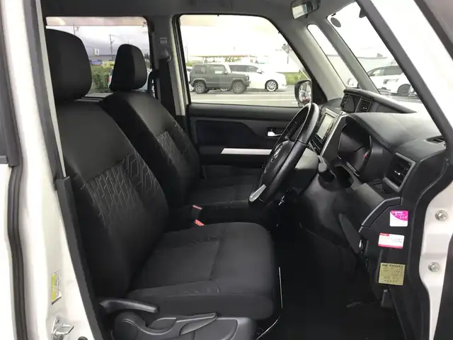トヨタ ルーミー カスタムG－T 鳥取県 2017(平29)年 5.2万km パールホワイトⅢ ターボ車/社外ナビ/フルセグ/DVD/CD/BT/バックカメラ・ETC/前後ドライブレコーダー/衝突被害軽減システム/レーンアシスト/後方パーキングセンサー/クルーズコントロール/両側パワースライドドア/エアロパーツ/フロント/サイド/前後ドライブレコーダー/前席シートヒーター/LEDヘットライト/純正15インチアルミホイール/プッシュエンジンスタート/アイドリングストップ