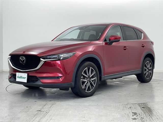 マツダ ＣＸ－５ XD Lパッケージ 宮城県 2018(平30)年 4.3万km ソウルレッドクリスタルM 禁煙車/BOSEサウンド/i-ACTIVSENSE/・スマートシティブレーキサポート/・トラクションコントロールシステム/・アイ・ストップ/・クルージング＆トラフィック・サポート/・マツダ・レーダー・クルーズ・コントロール/・レーンキープ・アシスト・システム/ブラインドスポットモニター/ヘッドアップディスプレイ/コーナーセンサー/360°ビューモニター/マツダコネクトナビ/・CD.DVD.BT.USB/・フルセグTV/電動リアゲート/本革黒シート/・前席パワーシート/・前席シートヒーター/革巻きステアリング/・ステアリングヒーター/・ステアリングスイッチ/純正ドライブレコーダー（F）/（C9T2-V7-590)/ビルトインETC/LEDヘッドライト/LEDフォグライト/プッシュスタート/スマートキー/横滑り防止/アイドリングストップ/純正19インチAW/純正フロアマット/トノカバー