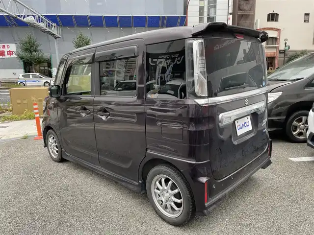 スズキ スペーシア カスタム HYBRID GS 兵庫県 2020(令2)年 9.3万km ムーンライトバイオレットPM (株)IDOMが運営する【じしゃロン西宮店】の自社ローン専用車両になります。こちらは現金またはオートローンご利用時の価格です。自社ローンご希望の方は別途その旨お申付け下さい/＊ETC/＊アイドリングストップ/＊クルーズコントロールあり/＊フルセグ/＊シートヒーター/＊片側パワスラ/＊オートライト/＊LEDライト