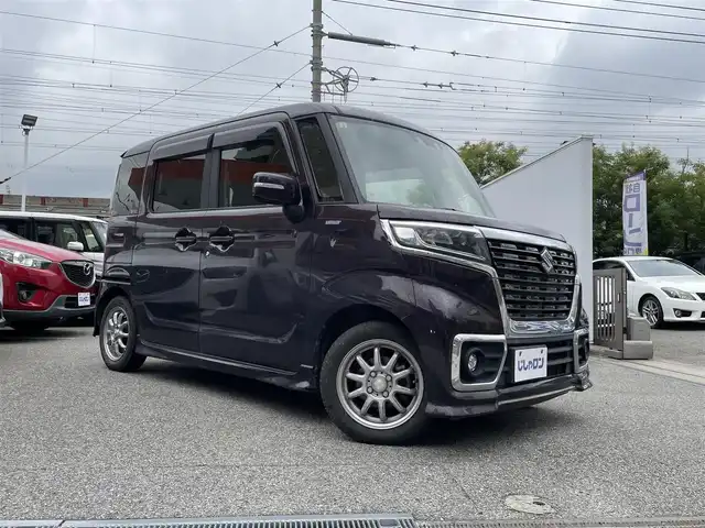 スズキ スペーシア カスタム HYBRID GS 兵庫県 2020(令2)年 9.3万km ムーンライトバイオレットPM (株)IDOMが運営する【じしゃロン西宮店】の自社ローン専用車両になります。こちらは現金またはオートローンご利用時の価格です。自社ローンご希望の方は別途その旨お申付け下さい/＊ETC/＊アイドリングストップ/＊クルーズコントロールあり/＊フルセグ/＊シートヒーター/＊片側パワスラ/＊オートライト/＊LEDライト