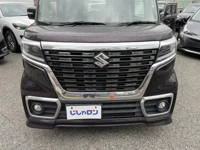 スズキ スペーシア カスタム HYBRID GS 兵庫県 2020(令2)年 9.3万km ムーンライトバイオレットPM (株)IDOMが運営する【じしゃロン西宮店】の自社ローン専用車両になります。こちらは現金またはオートローンご利用時の価格です。自社ローンご希望の方は別途その旨お申付け下さい/＊ETC/＊アイドリングストップ/＊クルーズコントロールあり/＊フルセグ/＊シートヒーター/＊片側パワスラ/＊オートライト/＊LEDライト