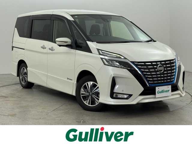 日産 セレナ e－パワー ハイウェイスター V 福岡県 2020(令2)年 2.9万km ホワイト 純正ナビ（フルセグＴＶ、ＢＴ）　/ビルトインＥＴＣ　/デジタルルームミラー　/前後ドライブレコーダー　/アラウンドビューモニター　/プロパイロット　/両側パワースライドドア　/クルーズコントロール　/コーナーセンサー