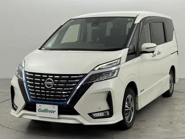 日産 セレナ e－パワー ハイウェイスター V 福岡県 2020(令2)年 2.9万km ホワイト 純正ナビ（フルセグＴＶ、ＢＴ）　/ビルトインＥＴＣ　/デジタルルームミラー　/前後ドライブレコーダー　/アラウンドビューモニター　/プロパイロット　/両側パワースライドドア　/クルーズコントロール　/コーナーセンサー