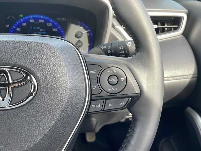 トヨタ カローラ クロス ハイブリッド Z 富山県 2023(令5)年 6.7万km アティチュードブラックマイカ 禁煙車/ワンオーナー/純正ディスプレイオーディオ/BlueToth/バックカメラ/トヨタセーフティセンス/レーダークルーズコントロール/レーンキープアシスト/衝突軽減ブレーキ/コーナーセンサー/パーキングアシスト/純正アルミホイール/純正フロアマット/電動リアゲート/ルーフレール/シートヒーター/パワーシート/ＥＴＣ/オートライト/オートマチックハイビーム/プッシュスタート/スマートキー/スペアキー/保証書・記録簿/取扱説明書