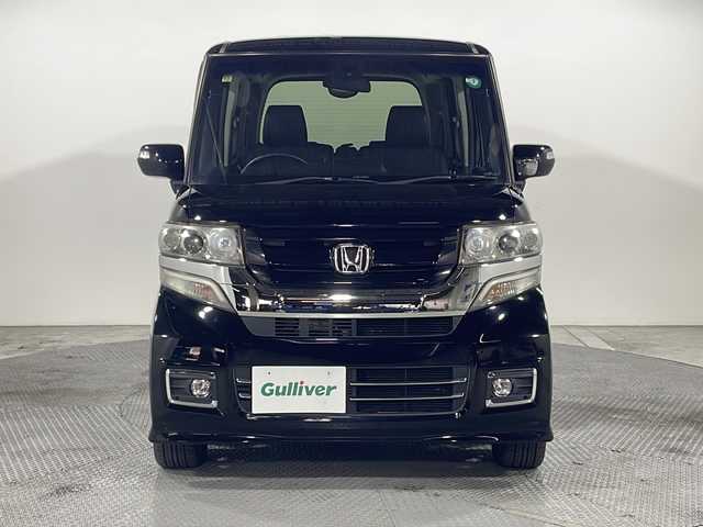 ホンダ Ｎ ＢＯＸ カスタム ターボ SSブラックSパッケージ 広島県 2016(平28)年 4.8万km クリスタルブラックパール 禁煙車/carrozzeriaナビ/バックカメラ/シートヒーター/ＥＴＣ/両側パワースライドドア/クルーズコントロール/パドルシフト/チップアップシート/衝突被害軽減/踏み間違い防止/フォグランプ/オートライト/純正15インチアルミホイール(165/55/R15)/エアバッグ(運転席/助手席/サイド/カーテン)